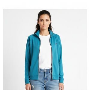 Adidas track zipper jacket sz medium